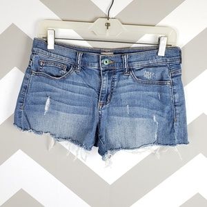 Sneak Peek Denim Frayed Cutoff Shorts Size Small